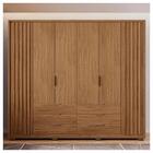 Guarda Roupa Casal Maximus 6 Portas 6 Gavetas Marrom Caemmun