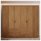 Guarda Roupa Casal Maximus 6 Portas 6 Gavetas Marrom Caemmun