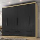 Guarda Roupa Casal Maximus Plus 6 Portas E 6 Gavetas - Zanzin
