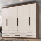 Guarda Roupa Casal Maximus Plus 6 Portas E 6 Gavetas - Zanzin