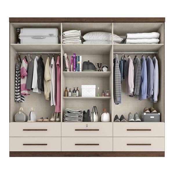 Guarda Roupa Casal Maximus Plus 6 Portas E 6 Gavetas - Zanzini