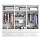 Guarda Roupa Casal Maximus Plus 6 Portas E 6 Gavetas - Zanzin