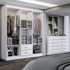 Guarda-roupa Casal Maya 6 Portas 2 Gavetas Com Cômoda 10 Gave