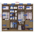 Guarda-roupa Casal Mdf 08 Portas Império