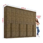 Guarda-roupa Casal Mdf 08 Portas Império