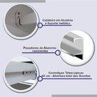 Guarda Roupa Casal Mdf 2 Portas Com Espelho 6 Gavetas Califor