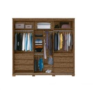 Guarda Roupa Casal Mdf 2 Portas Correr 7 Gav Cadenza Fênix