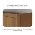 Guarda Roupa Casal Mdf 3 Portas 6 Gavetas Montreal  Cumaru