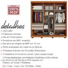 Guarda Roupa Casal Mdf 3 Pt Correr 4 Gv 32071 Dj Moveis