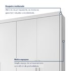 Guarda Roupa Casal Mdf 4 Portas 4 Gavetas Bergamo Branco