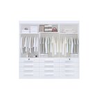 Guarda Roupa Casal Mdf 6 Portas 12 Gavetas Marselha Plus Bran
