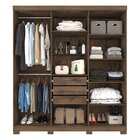 Guarda-roupa Casal Mdf 6 Portas 3 Gavetas 4 Espelhos Clara Pa