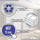 Guarda Roupa Casal Mdf 6 Portas 4 Gavetas Ipanema Cinamomo/of