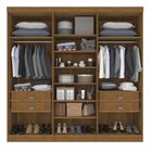 Guarda Roupa Casal Mdf 6 Portas 4 Gavetas Ipanema Cinamomo/of