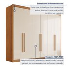 Guarda Roupa Casal Mdf 6 Portas 8 Gavetas Bergamo Cinamomo/of
