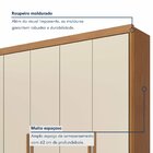 Guarda Roupa Casal Mdf 6 Portas 8 Gavetas Bergamo Cinamomo/of