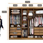 Guarda Roupa Casal Mdf 6portas 6gavetas Reno Cumaru Fendi
