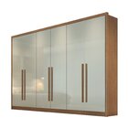 Guarda Roupa Casal Mdf 6portas 6gavetas Reno Cumaru Fendi