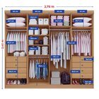 Guarda-roupa Casal Mdf 8 Portas Ripado Imperio