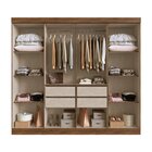 Guarda Roupa Casal Mdf Califórnia 60800 8 Portas 4 Gavetas Ca