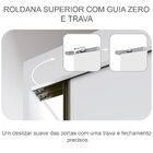 Guarda Roupa Casal Mdf Com Espelho 3 Portas 6 Gavetas Montrea