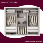 Guarda Roupa Casal Mdf Com Espelho 3 Portas De Correr Alice E