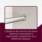 Guarda Roupa Casal Mdf Com Espelho 3 Portas De Correr Alice E