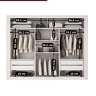 Guarda Roupa Casal Mdf Com Espelho 3 Portas De Correr Carina