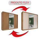 Guarda Roupa Casal Mdf Demobile Dalila 3 Portas Com Espelho
