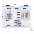 Guarda Roupa Casal Mdf Espelhado 3 Portas 6 Gavetas Qatar Bra