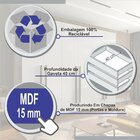 Guarda Roupa Casal Mdf Espelhado 3 Portas 6 Gavetas Qatar Bra