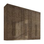 Guarda-roupa Casal Mdf Ripado 6 Portas 6 Gavetas Paris Plus