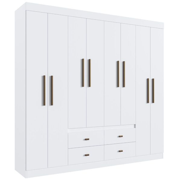 Guarda Roupa Casal Mdp 08 Portas  04 Gavetas Las Vegas Cor: B