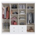 Guarda Roupa Casal Mdp 08 Portas  04 Gavetas Las Vegas Cor: B