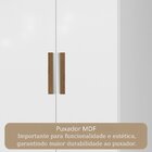 Guarda Roupa Casal Mdp 6 Portas 2 Gavetas Slim Branco