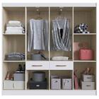 Guarda Roupa Casal Mdp 8 Portas  2 Gavetas 2 Basculantes  Cat