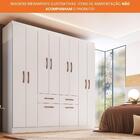 Guarda Roupa Casal Mdp 8 Portas  2 Gavetas 2 Basculantes  Cat