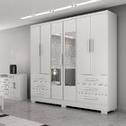 Guarda-roupa Casal Mdp Com Espelho 6 Portas 6 Gavetas Dakar B