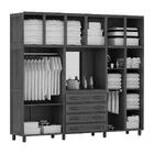 Guarda-roupa Casal Mel 10 Portas Espelho 4 Gavetas