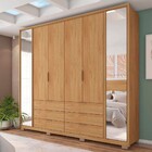 Guarda-roupa Casal Meridius 6 Portas 6 Gavetas Com Espelho Bu