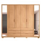 Guarda-roupa Casal Meridius 6 Portas 6 Gavetas Com Espelho Bu