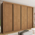 Guarda-roupa Casal Milano 4 Portas 4 Gavetas Carvalho - Minas