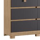 Guarda Roupa Casal Milano 6 Portas E 6 Gavetas Com Espelho -