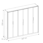 Guarda Roupa Casal Milão Avena