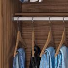 Guarda-roupa Casal Milena 6 Pt 2 Gv Café E Off White