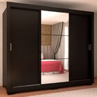 Guarda-roupa Casal Minnesota 3 Portas 3 Gavetas Com Espelho P