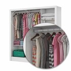 Guarda-roupa Casal Modulado 4 Portas Com Cama Santiago 3 Port
