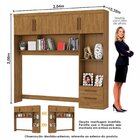 Guarda-roupa Casal Modulado 4 Portas Com Cama Santiago 3 Port