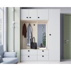 Guarda Roupa Casal Modulado 4 Portas Com Espelho 4 Gavetas  B