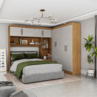 Guarda-roupa Casal Modulado 4 Portas Hercules 4 Portas 4 Gave